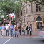 across street